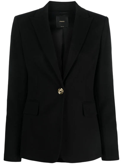 Single-Breasted Button Blazer