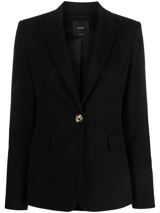 Single-Breasted Button Blazer