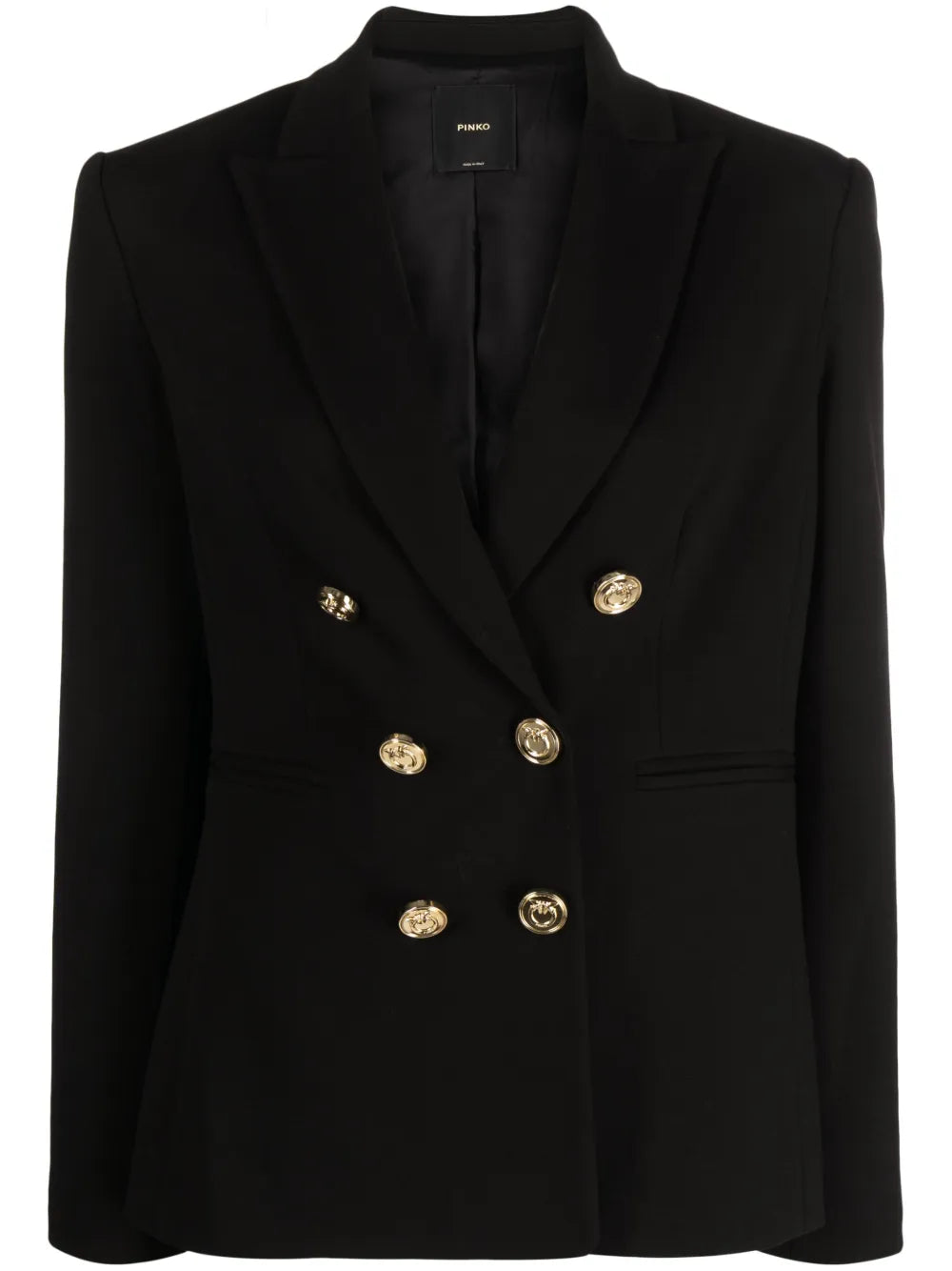 Double-Breasted Stretch Blazer