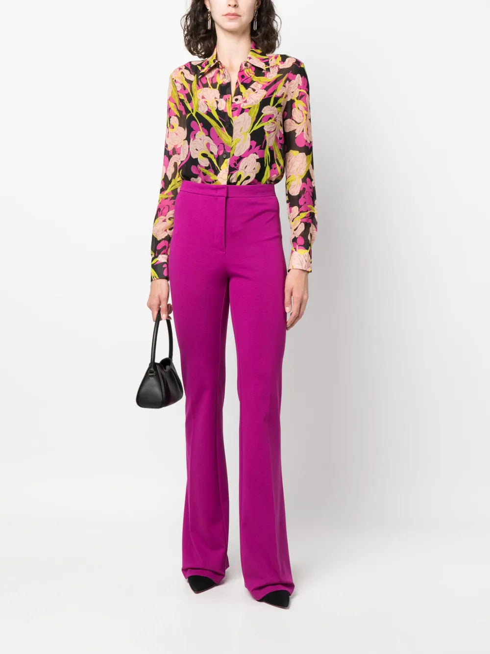 Floral-Print Long-Sleeve Shirt