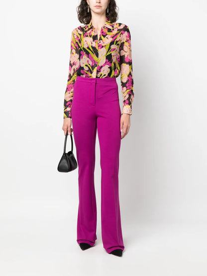 Floral-Print Long-Sleeve Shirt