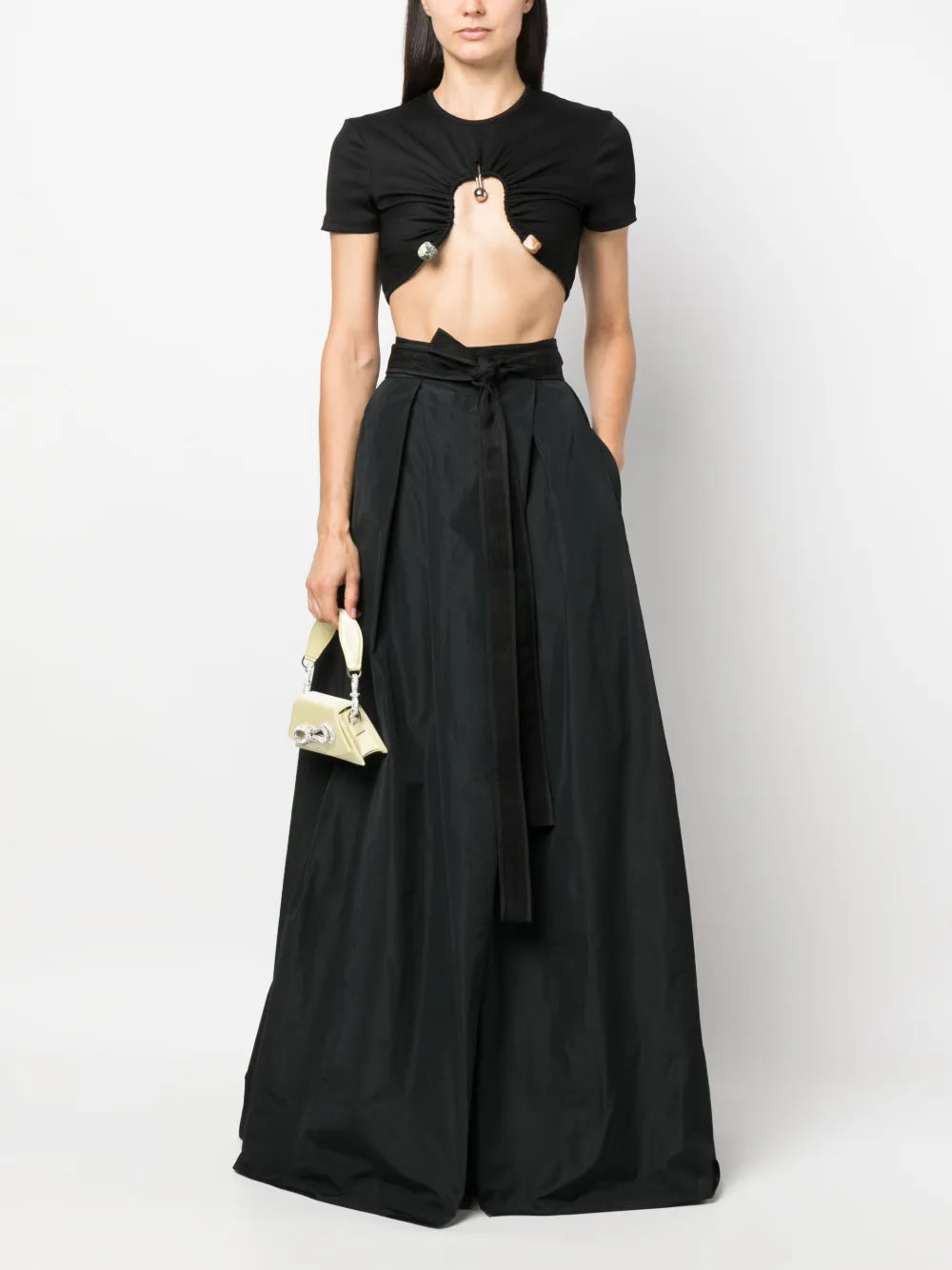 Nocepesca Pleated Maxi Skirt