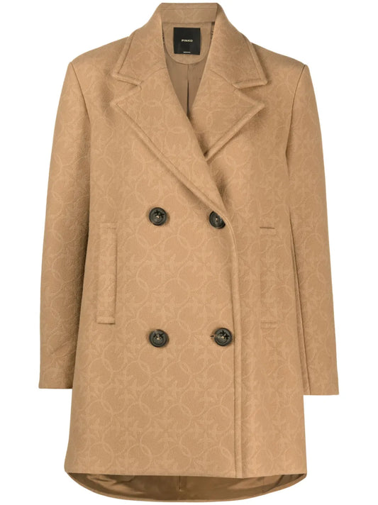 Double-Breasted Wool-Blend Coat
