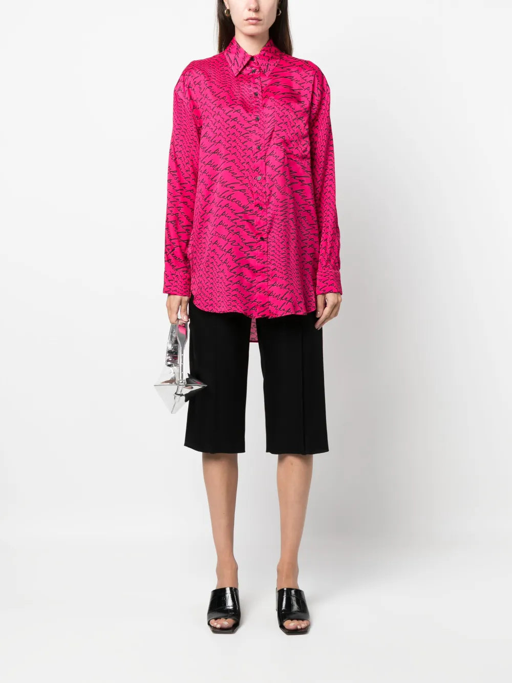 Logo-Print Long-Sleeve Shirt