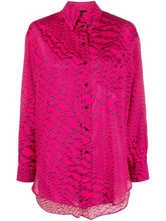 Logo-Print Long-Sleeve Shirt
