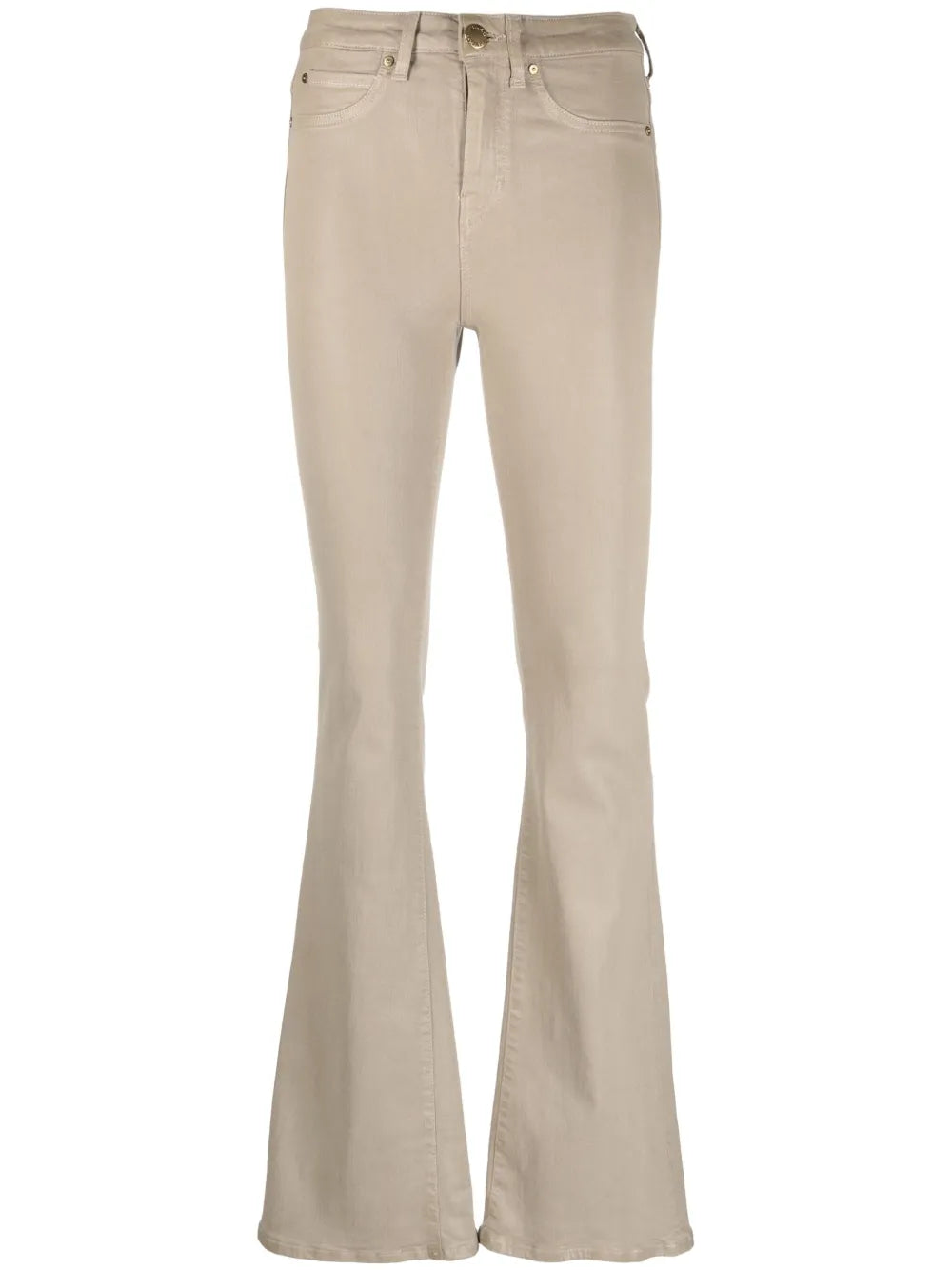 Coated Flared Jeans