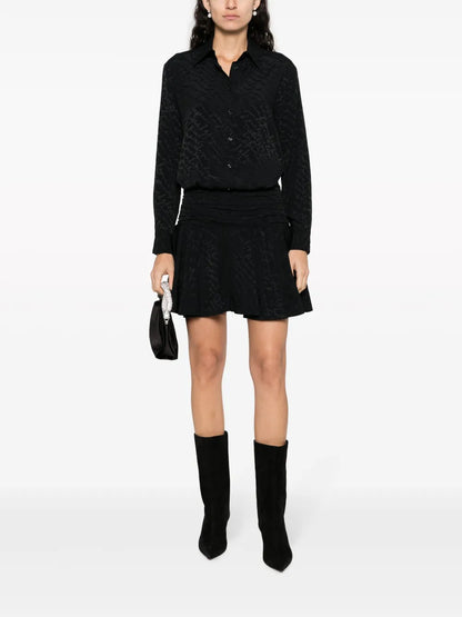 Arzach Logo-Jacquard Shirtdress
