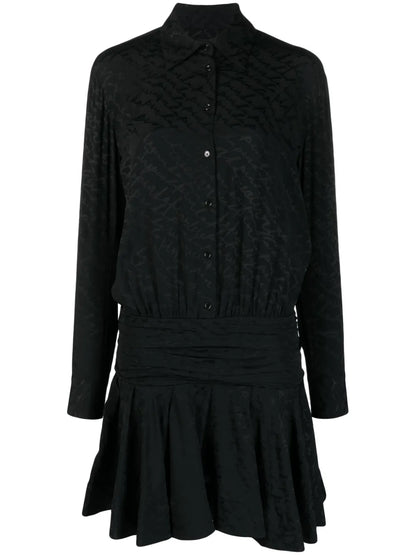 Arzach Logo-Jacquard Shirtdress