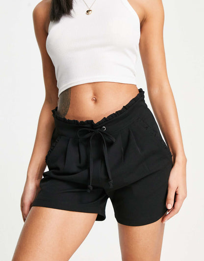 Paperbag Waist Tailored Shorts