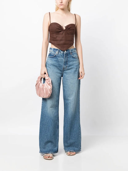 Cary High-Rise Wide-Leg Jeans