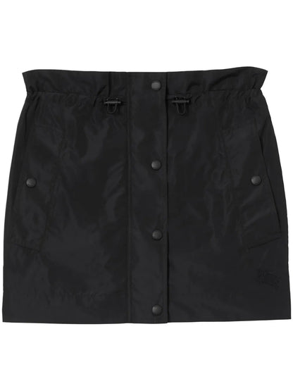 High-Waisted Button-Up Skirt