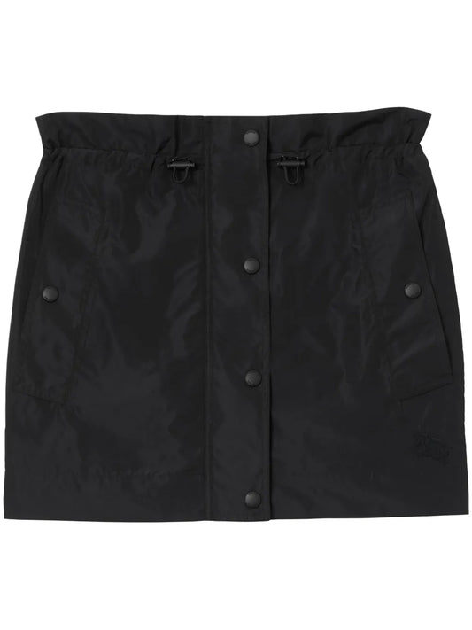 High-Waisted Button-Up Skirt
