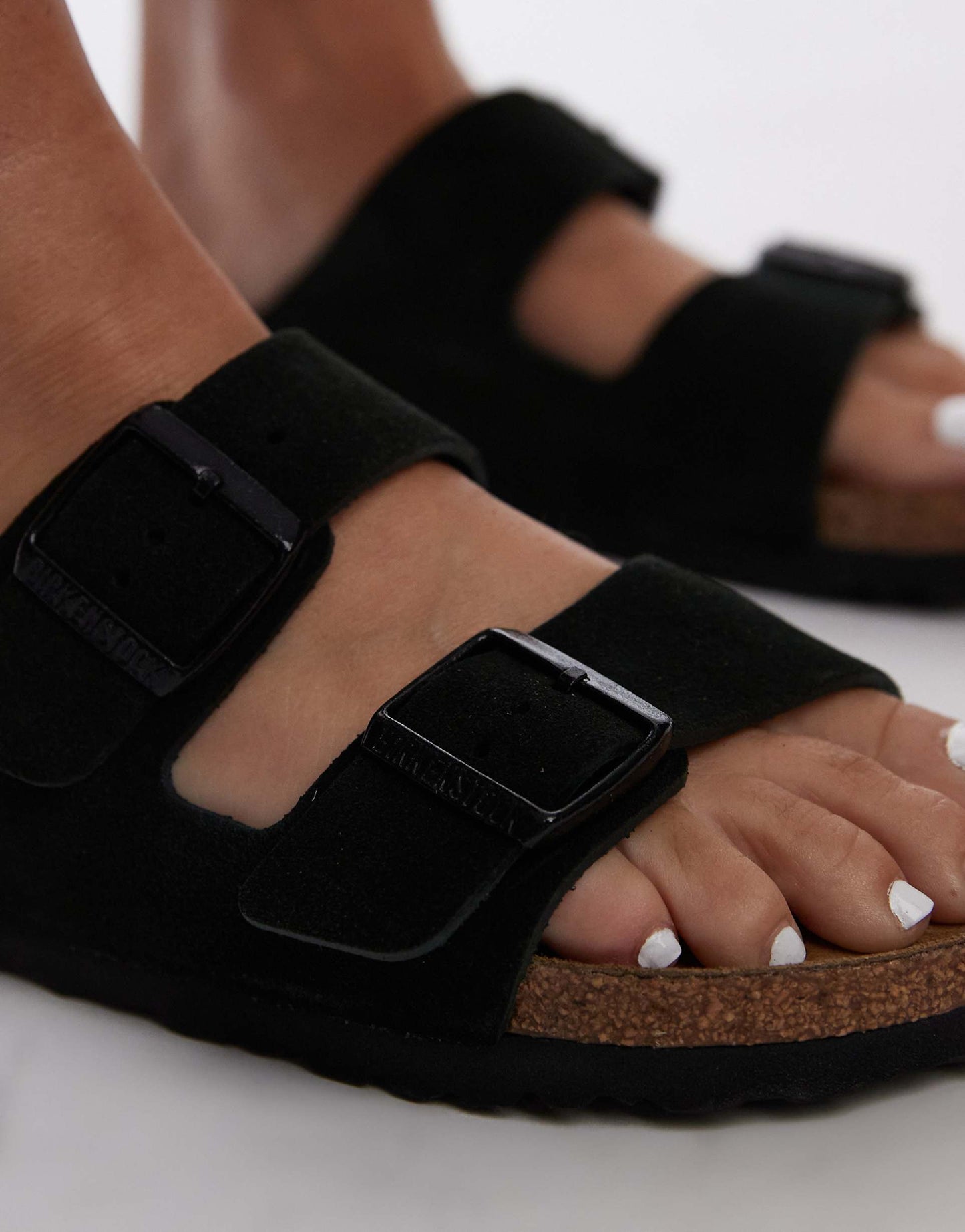 Arizona Suede Flat Sandals