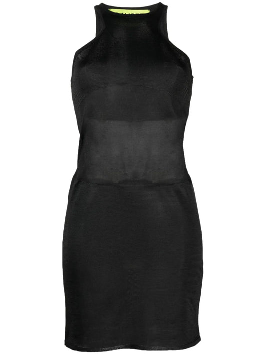 Racerback Semi-Sheer Dress
