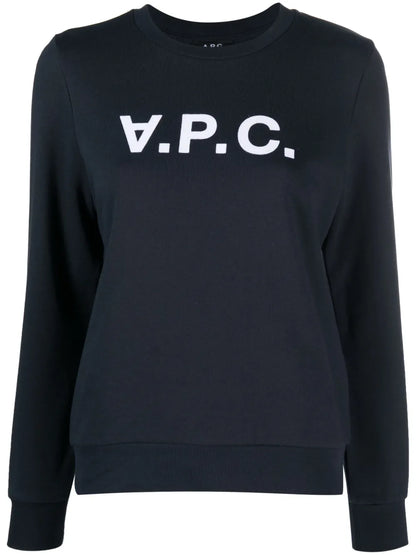 Vpc Logo-Print Cotton Sweatshirt