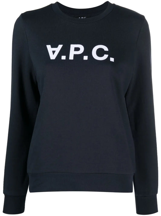 Vpc Logo-Print Cotton Sweatshirt
