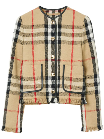 Checked Bouclé Jacket