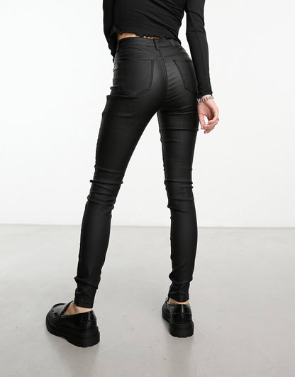 Callie Coated Skinny Jeans