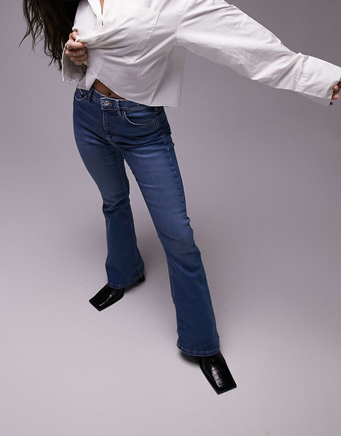 Hourglass Jamie Flare High Rise Jeans