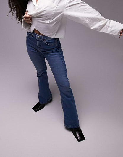 Hourglass Jamie Flare High Rise Jeans