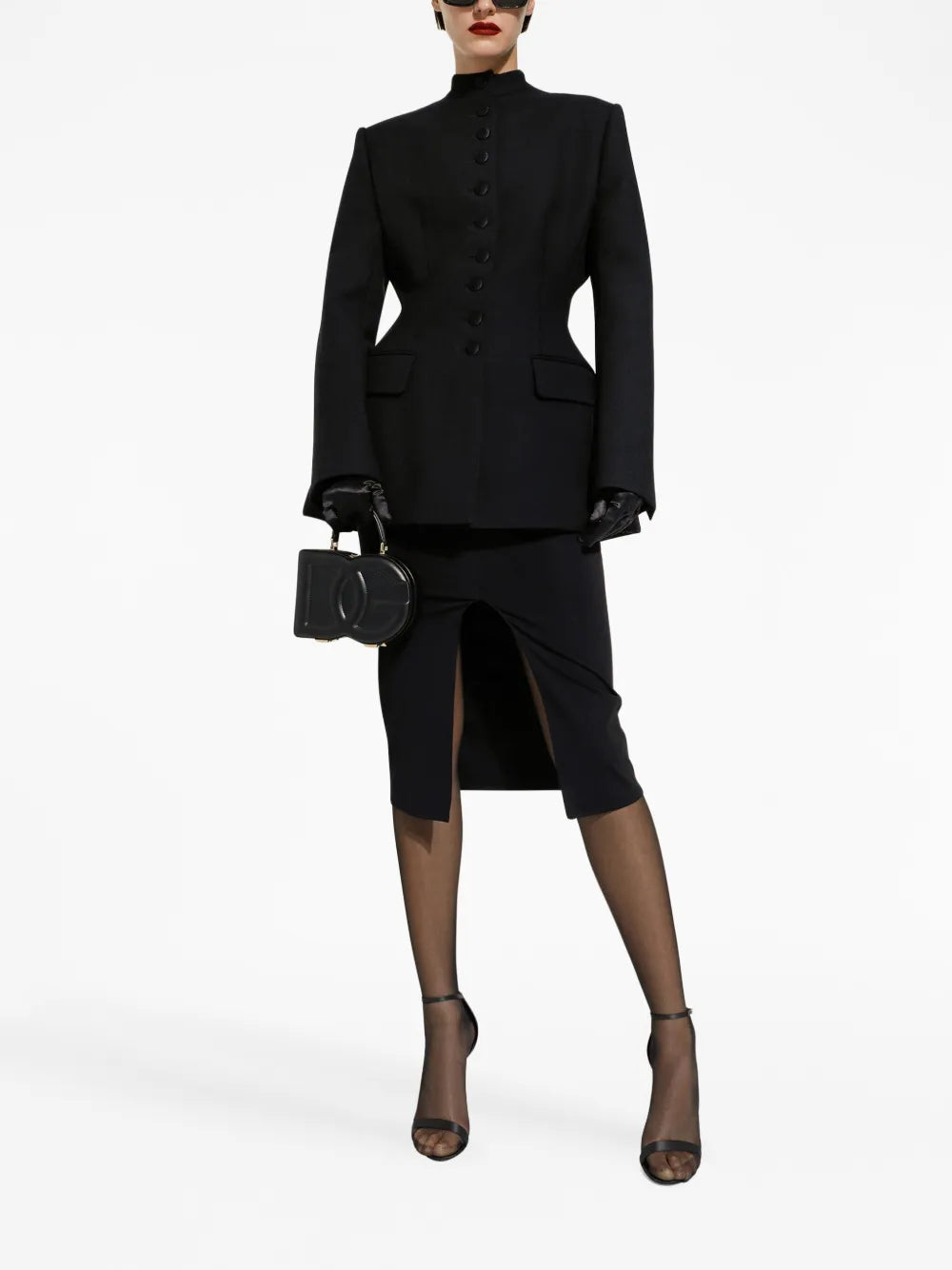 High-Waist Pencil Skirt