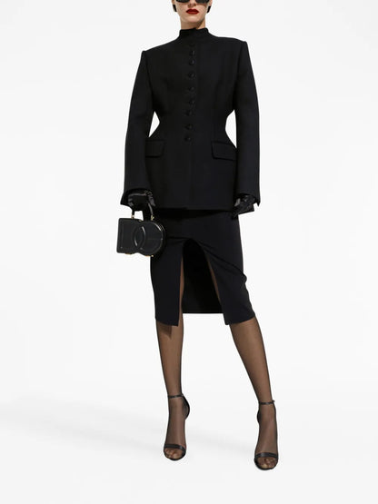 High-Waist Pencil Skirt