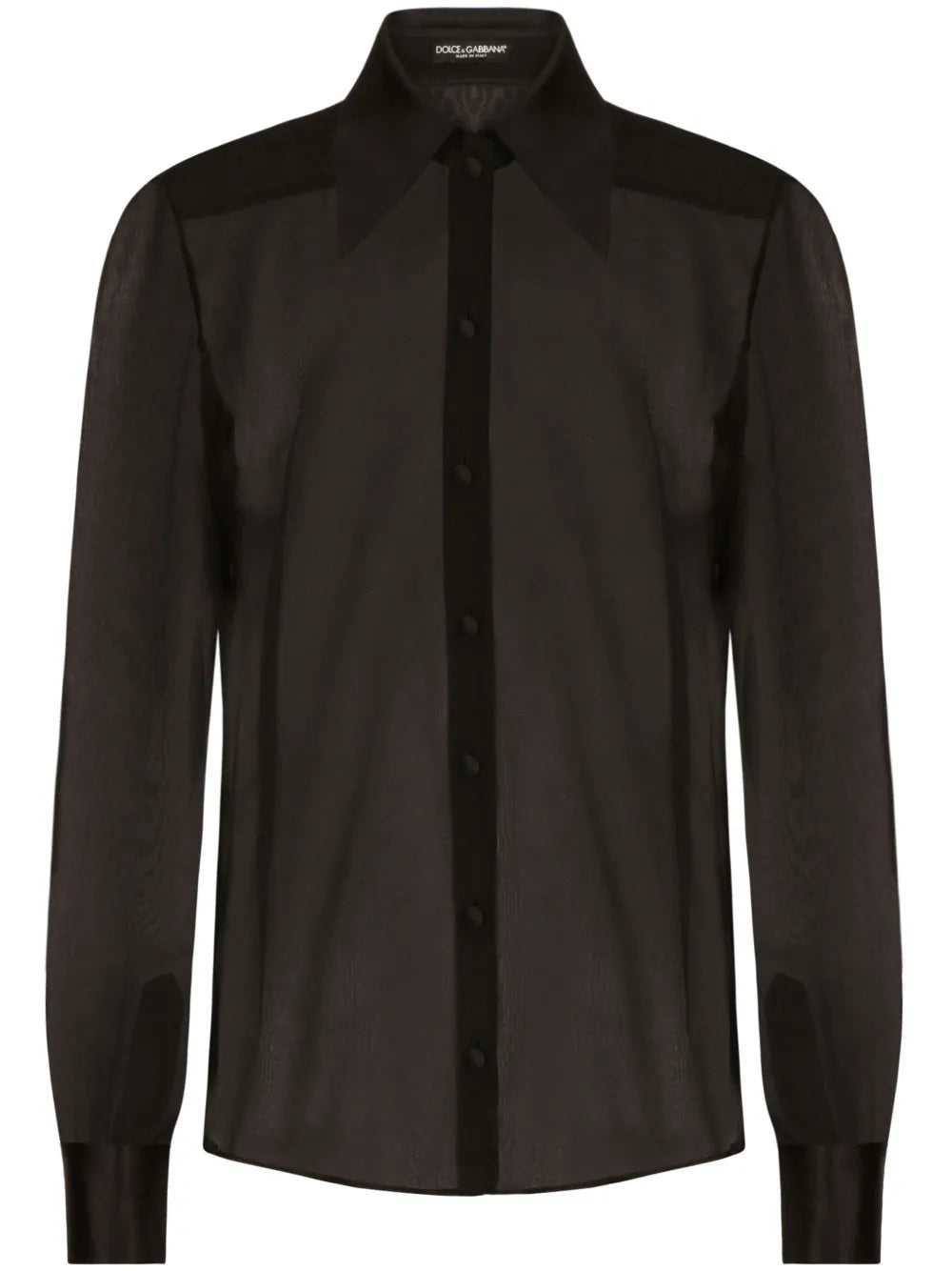 Semi-Sheer Mesh Shirt