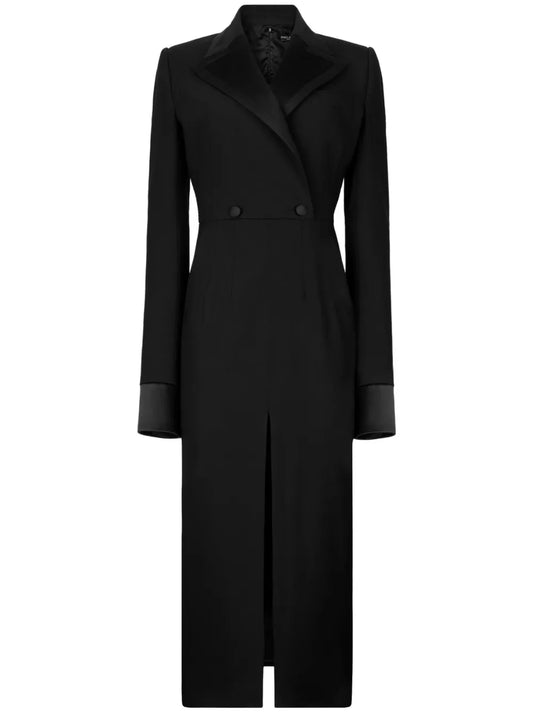 Double-Breasted Midi Dress