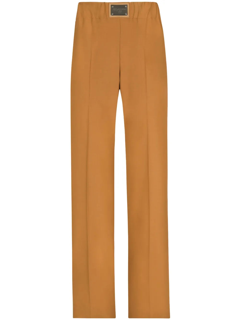 High-Waisted Wool Trousers