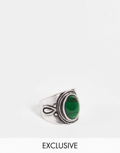 Unisex Ring With Stone