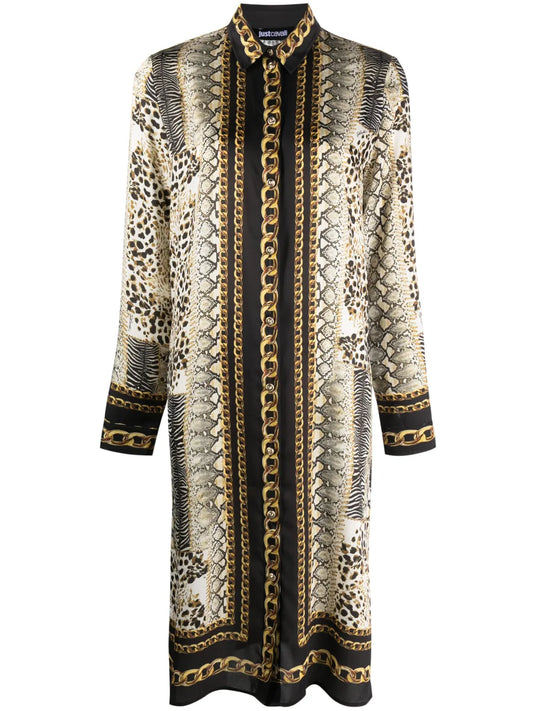 Animal-Print Dress