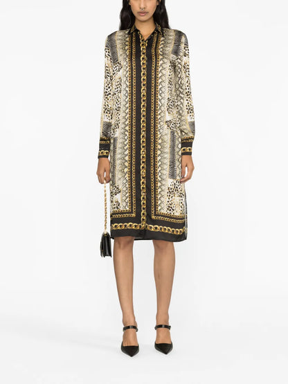 Animal-Print Dress