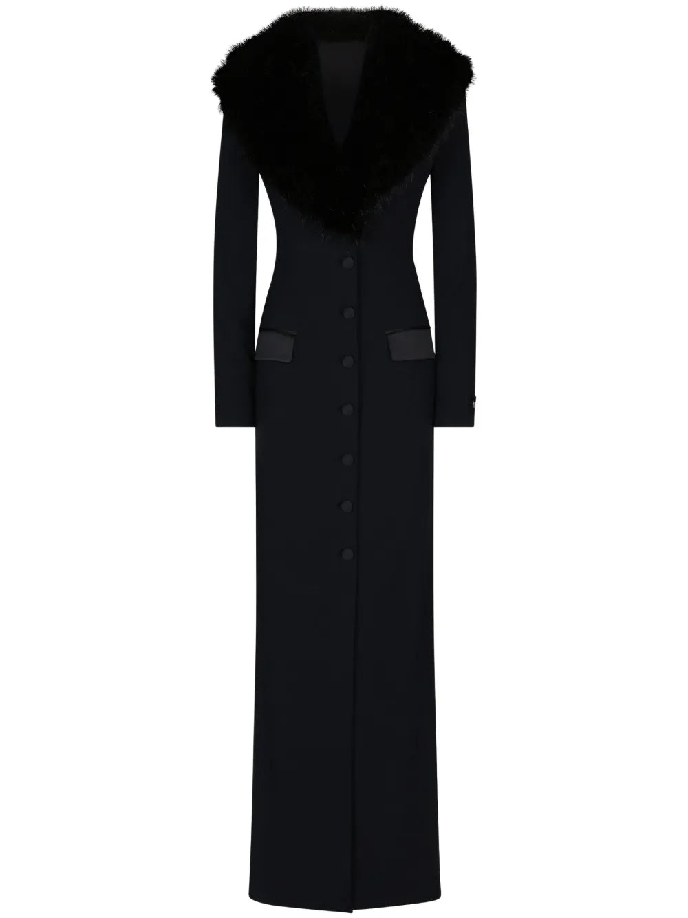 Single-Breasted Fitted-Waist Coat