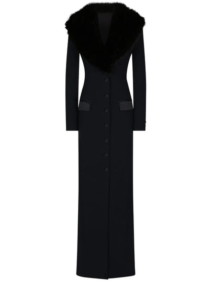 Single-Breasted Fitted-Waist Coat