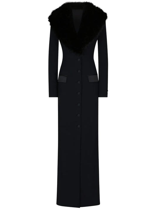 Single-Breasted Fitted-Waist Coat