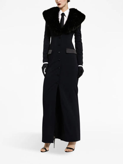 Single-Breasted Fitted-Waist Coat