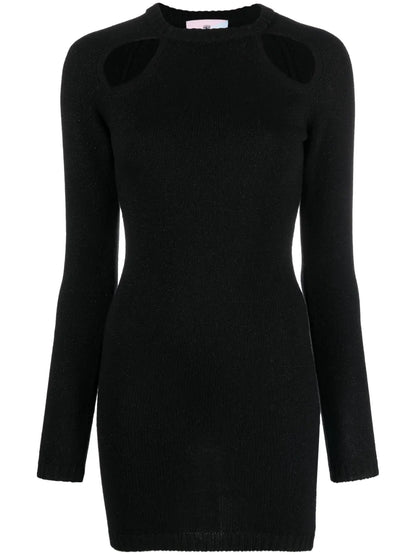 Cut-Out Knitted Minidress