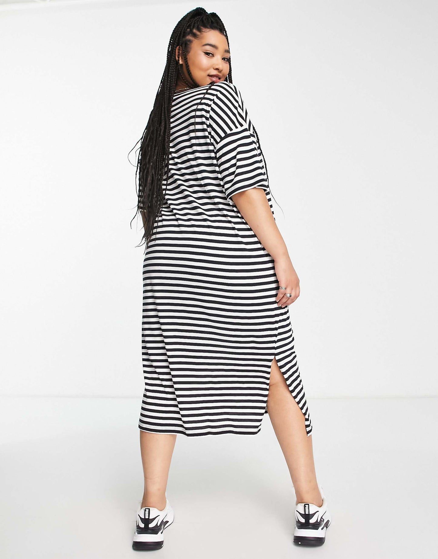 Curve Midi T-Shirt Dress