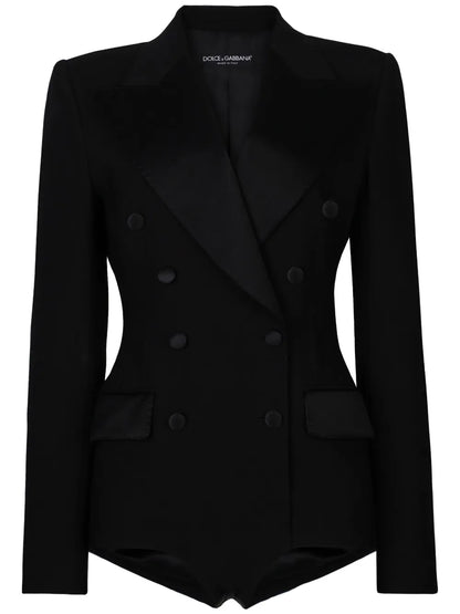Double-Breasted Playsuit Blazer
