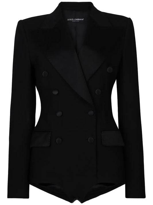 Double-Breasted Playsuit Blazer