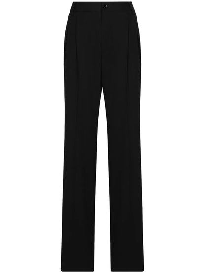 Box-Pleat High-Waisted Trousers