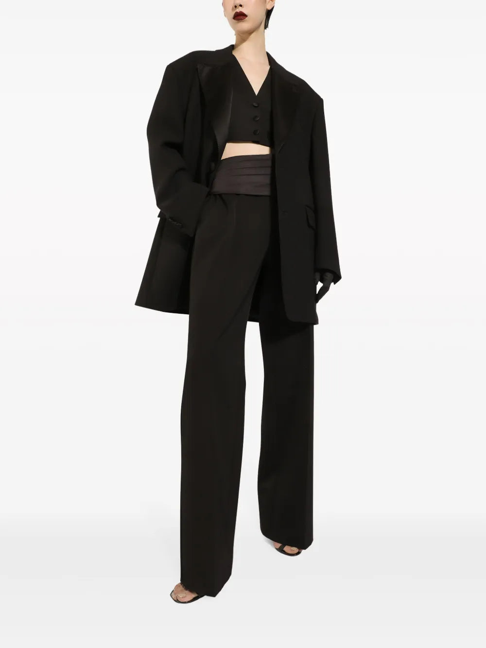 High-Waist Virgin-Wool Trousers