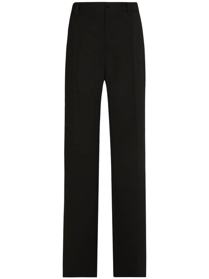 High-Waist Virgin-Wool Trousers