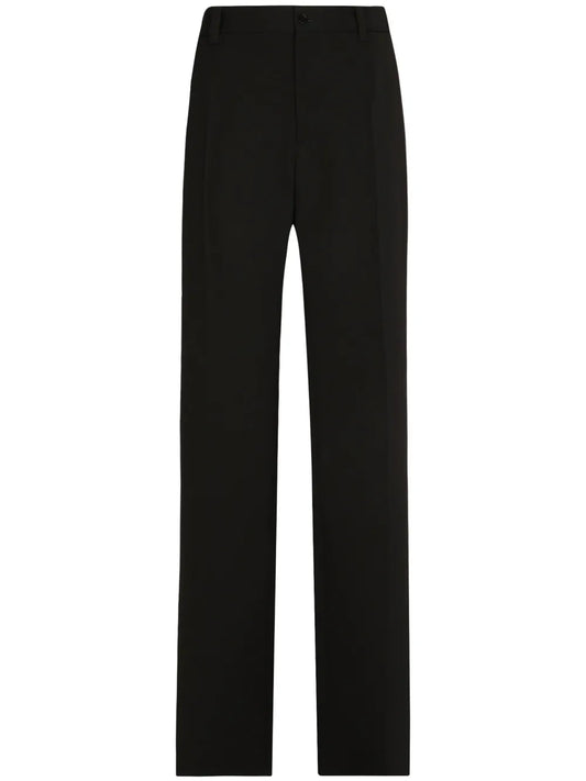 High-Waist Virgin-Wool Trousers