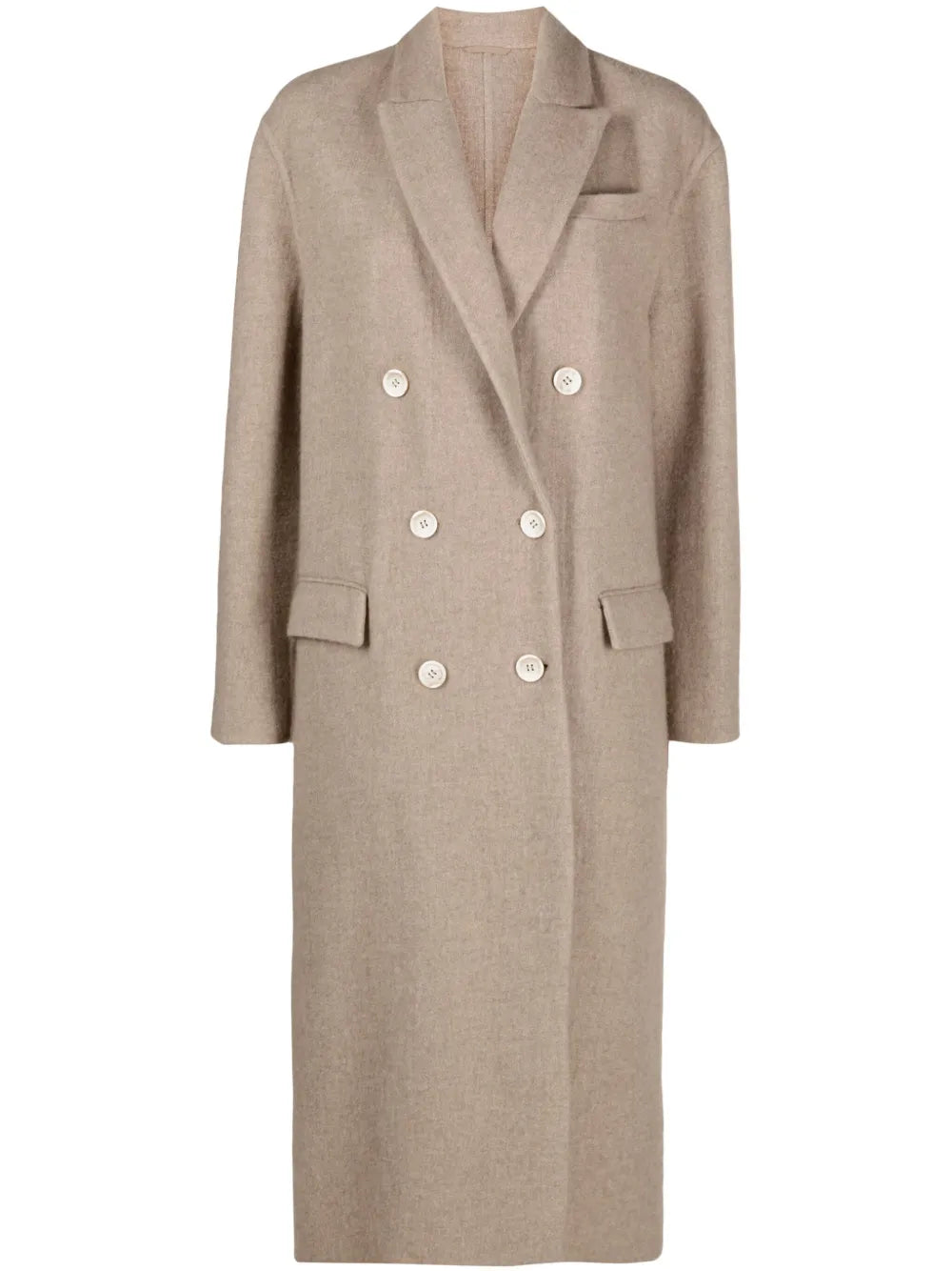 Double-Breasted Cashmere Coat