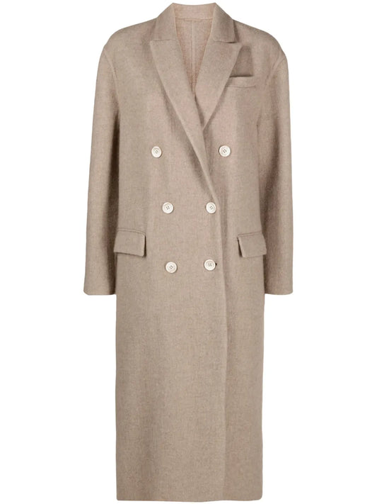 Double-Breasted Cashmere Coat