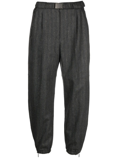 Belted-Waist Trousers