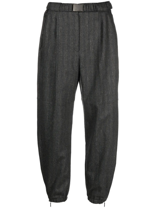 Belted-Waist Trousers