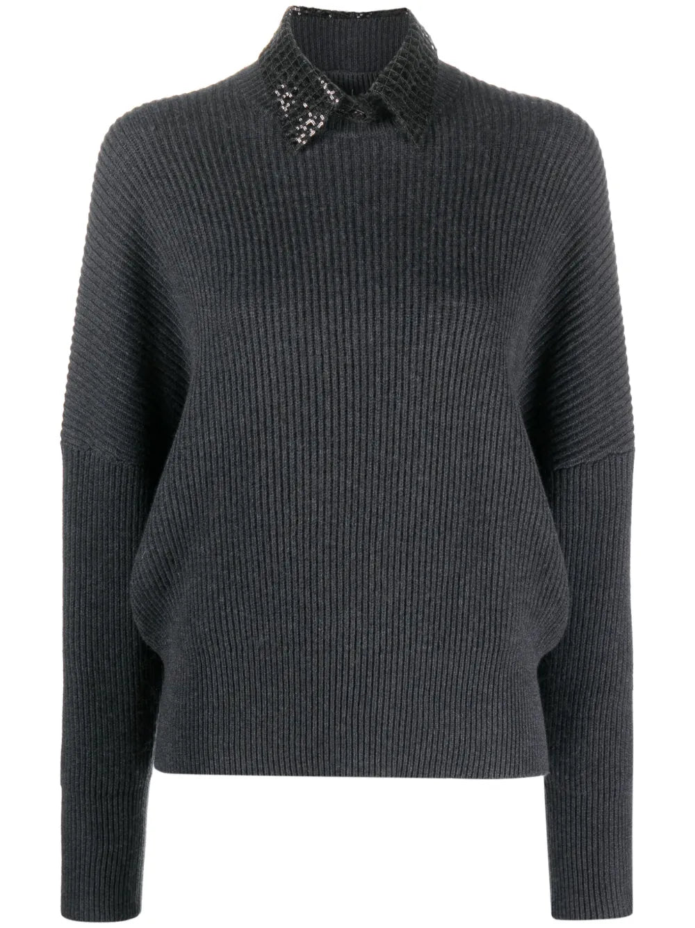 Mock-Neck Cashmere Jumper