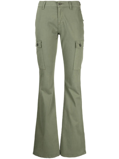 Riley Low-Rise Utility Bootcut Trousers